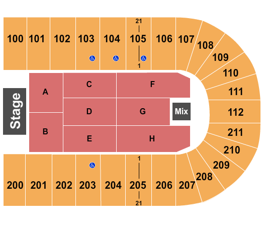 NRG Arena Map